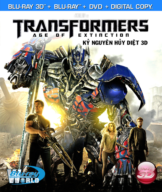 D223. Transformers Age of Extinction 2014 - KỶ NGUYÊN HỦY DIỆT 3D 25G (TRUE-HD 7.1 DOLBY ATMOS)